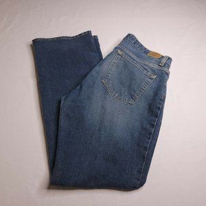 Old Navy Curvy Fit Jeans Size 12 (10)Bootcut Low Rise Medium Wash Stretch Womens
